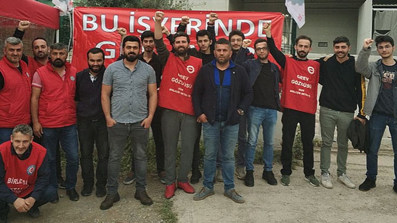 TİP'ten grevdeki işçilere dayanışma ziyareti