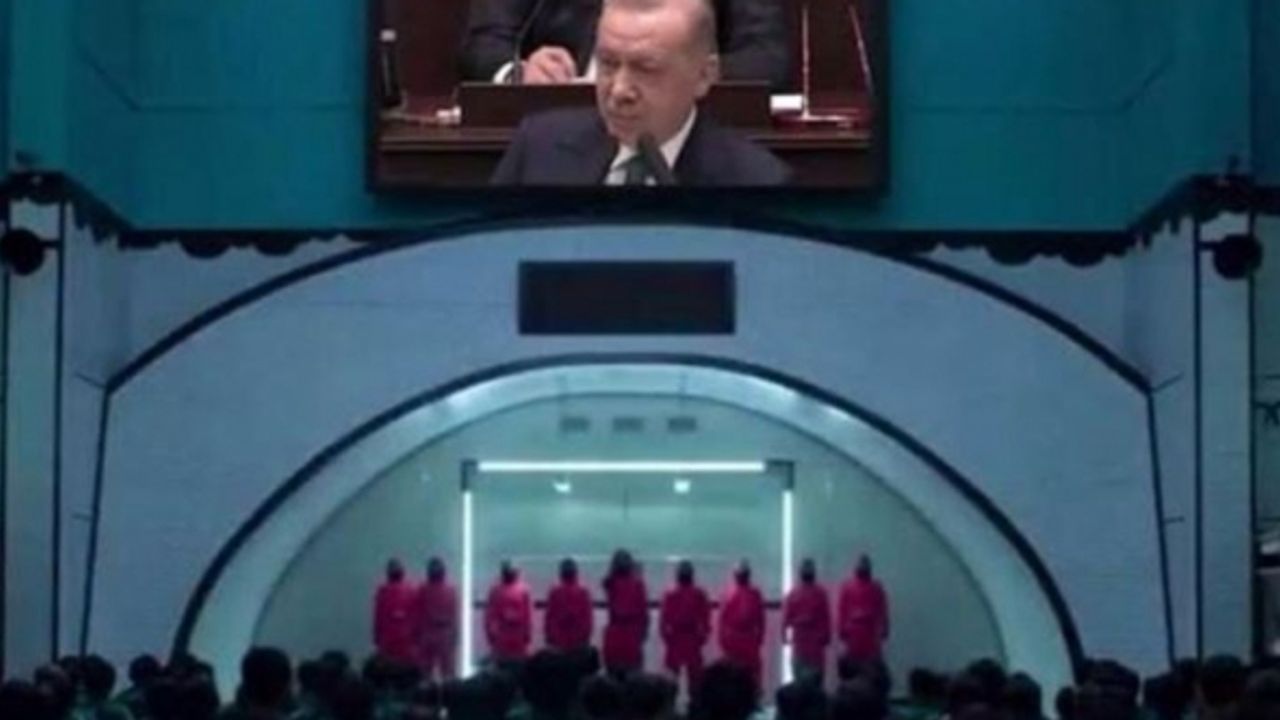TİP'ten Erdoğan'a 'Squid Game' temalı gönderme