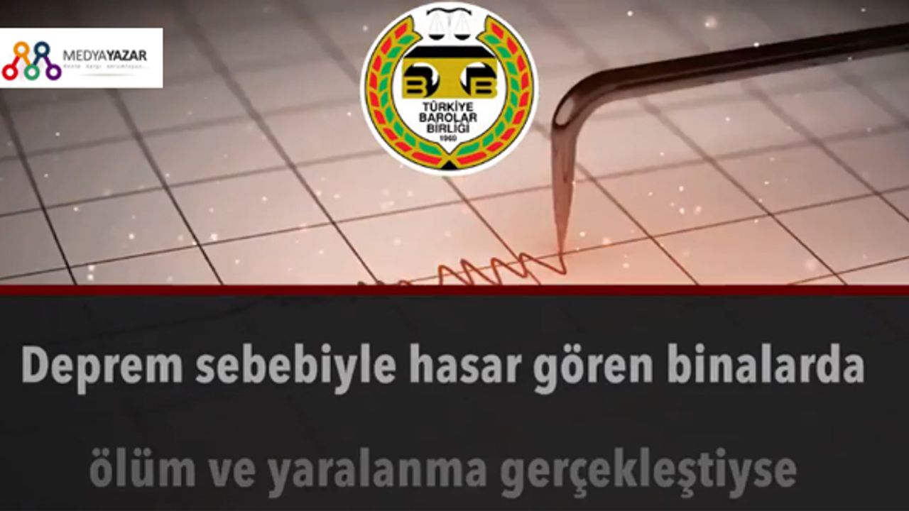 Barolar Birliği'nden hasarlı binalar için şikayet rehberi...