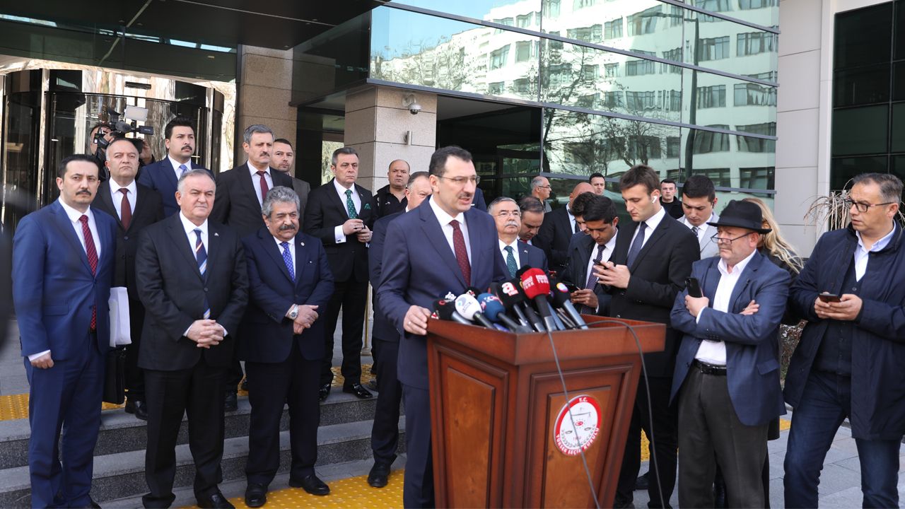 Cumhur İttifakı'nın adayı Erdoğan için başvuru yapıldı
