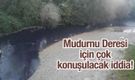 Atık dökmek için dereye gizli kanallar yapılmış