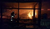 Sapanca Gölü kıyısındaki 10 işyeri yandı