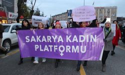 Sakaryalı kadınlar 25 Kasım'da sokaktaydı