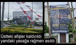 Serdivan'da afiş krizi tırmanıyor