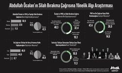 Yüzde 57,5 "Öcalan'ın Çağrısı"nı olumlu karşılıyor