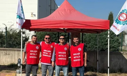 SAG Hidrolik’te sendika üyeleri fabrika önünde eylem başlattı