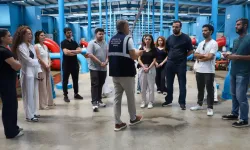 Tıp fakültesi öğrencileri Sakarya’da içme suyu arıtma tesisini inceledi