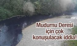 Atık dökmek için dereye gizli kanallar yapılmış