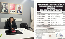 CHP Serdivan İlçe Başkanı Nalan Yedekçi: “Kantin fiyatları öğrencilerimizi mağdur ediyor”