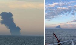 Kocaeli açıklarında bir gemide patlama!