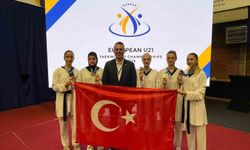 Avrupa Ümitler Taekwondo Şampiyonası'nda 5 madalya