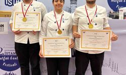 'BAU Gastronomi' öğrencilerine 2 altın madalya