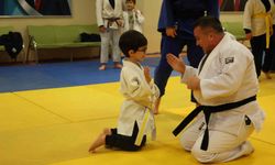 Bilecik'te judoculara moral veren antrenman