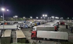 Bulgaristan tarafında 32 kilometre tır kuyruğu oluştu