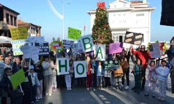 Bursa'nın Mudanya ilçesinde H.O.B.A. projesi kapsamında anlamlı yürüyüş