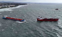 Hava şartları düzeldiğinde karaya oturan gemiyi kurtarma çalışmaları başlayacak