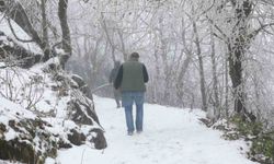 Keremali Yaylası'nda kış güzelliği