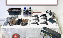 Kocaeli'de silah imalathanesine dönüştürülen adrese operasyon