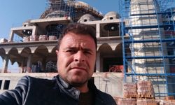Ravza Camii yapımında iskeleden düşen işçi hayatını kaybetti