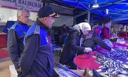 Şikâyet üzerine balık tezgâhları denetlendi