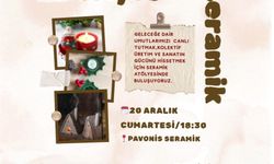 Kadın dayanışması seramikte buluşuyor: İkinci atölye 20 Aralık’ta