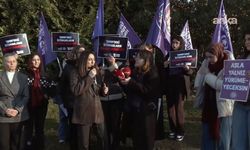 Kadınlar, Meclis önünde cinsel istismarı protesto etti