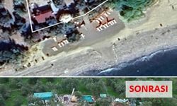 Ayvacık'ta 63 kaçak yapı yıkıldı