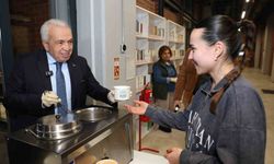 Başkan Şadi Özdemir'den finaller öncesi gençlere moral ziyareti