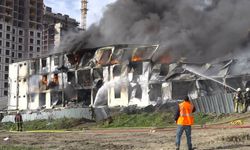 İşçilerin kaldığı konteynerde çıkan yangın kontrol altına alındı