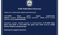 Kocaeli'de motosiklet, scooter ve motokuryelerin trafiğe çıkışı yasaklandı