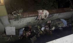 Mahalleliyi panikleten yangın, itfaiyenin müdahalesiyle son buldu