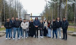 MYO öğrencileri BŞEÜ Merkez Kampüsü gezdi