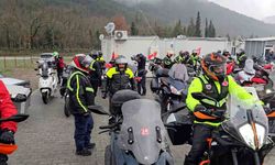 Sındırgı'da depremzedelere motorcu morali