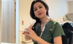 Saçını örüp videoyla paylaşan hemşire gözaltında!