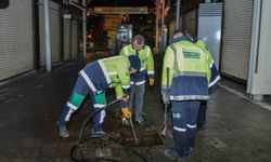 Tarihi Çarşı ve Hanlar Bölgesinde gece mesaisi