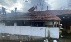 Tek yaşayan adamın evi küle döndü