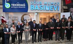 Tekirdağ'da Uğur Mumcu Basınevi açıldı