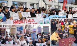 Emekliler 51 noktada sokağa çıktı