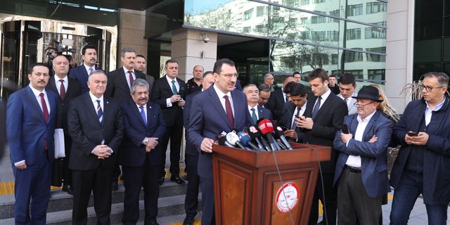 Cumhur İttifakı'nın adayı Erdoğan için başvuru yapıldı