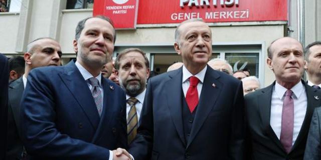 Cumhurbaşkanı Erdoğan Fatih Erbakan'ı ziyaret etti