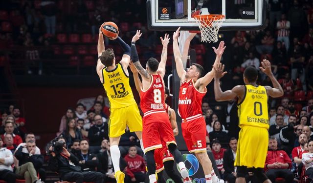 THY Avrupa Ligi: Olympiacos 77-87 Fenerbahçe Beko