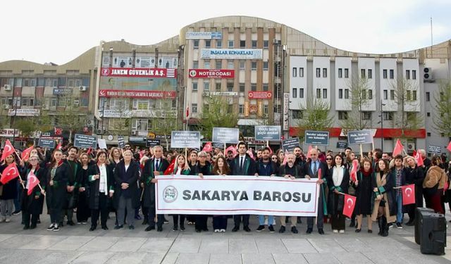 Sakarya Barosu: Zulme ve baskıya boyun eğmeyiz!