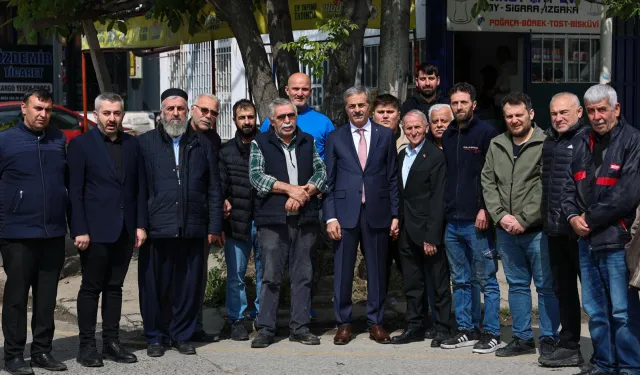 Alemdar sanayi esnafıyla buluştu