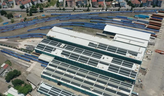 TÜRASAŞ'tan güneş enerjisiyle tren üretimi
