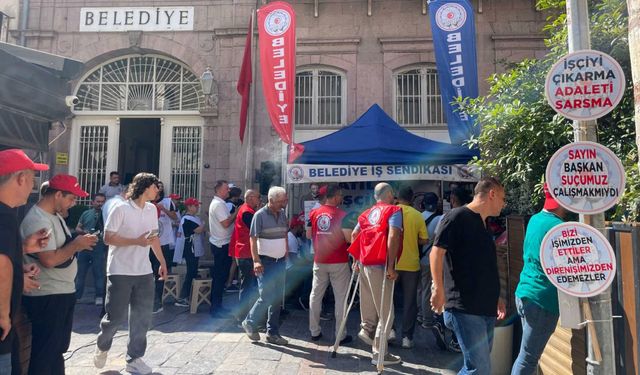 360 işçi için direniş: Belediye-İş’ten İzmir’de çadır eylemi