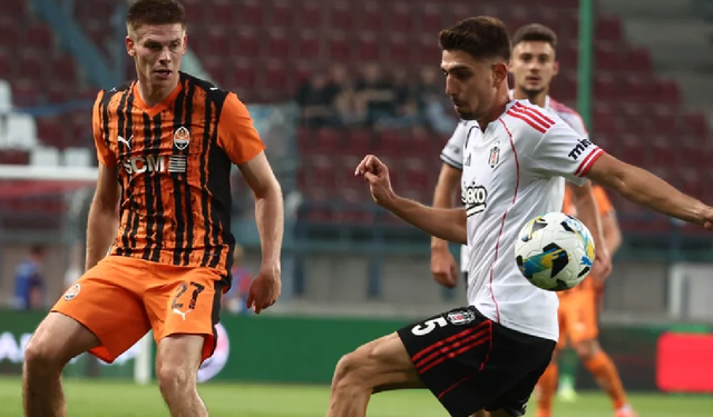 Shaktar Donetsk engelini aşamayan Beşiktaş Avrupa ligine veda etti
