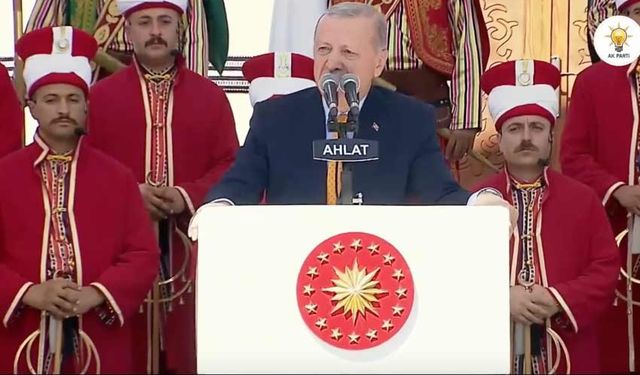 Erdoğan'dan Ahlat'tan birlik mesajı
