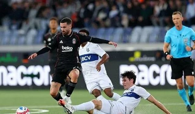 Lausanne karşısında galibiyeti koruyamayan Beşiktaş, tur umutlarını İstanbul’a bıraktı