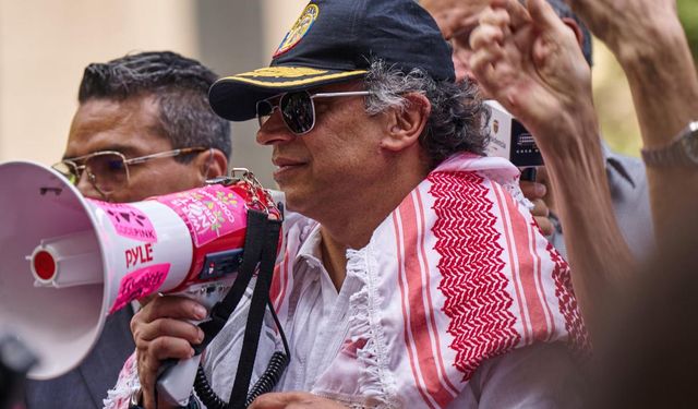 ABD Filistin protestosuna katılan Kolombiya Başkanının vizesini iptal etti