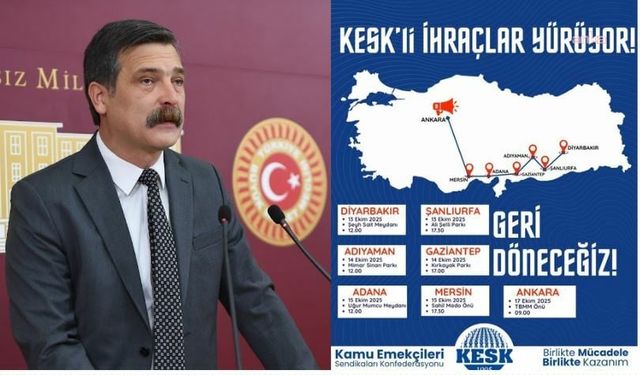 Erkan Baş: "KHK zulmü, Saray rejiminin emekçiye cezasıdır”